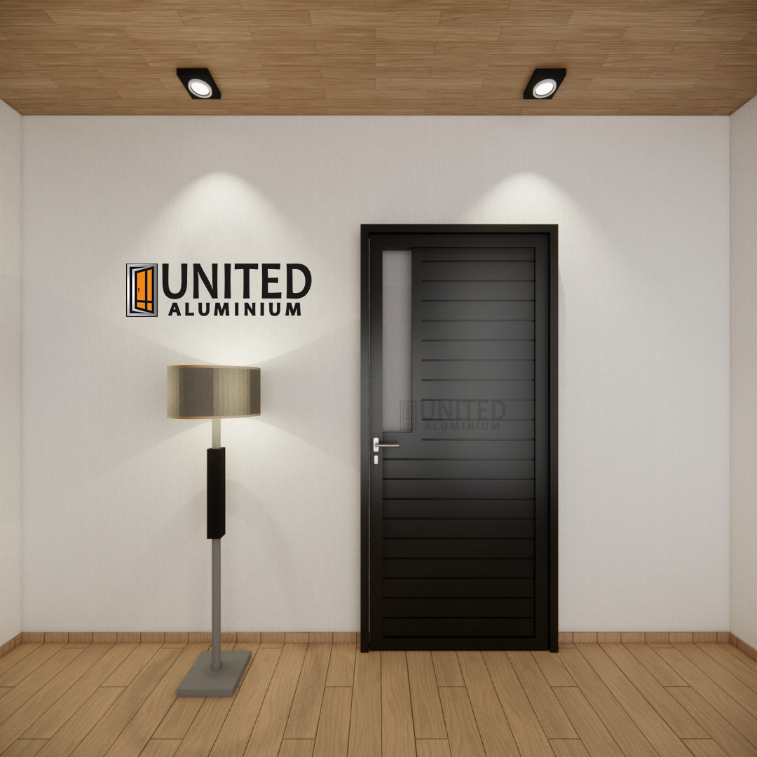 Pintu Kaca Aluminium Fullset Tipe P101