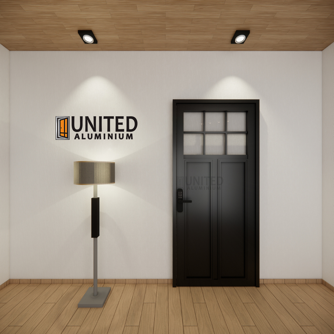 Pintu alumunium Europe Style smart lock List Ornament Tipe P125