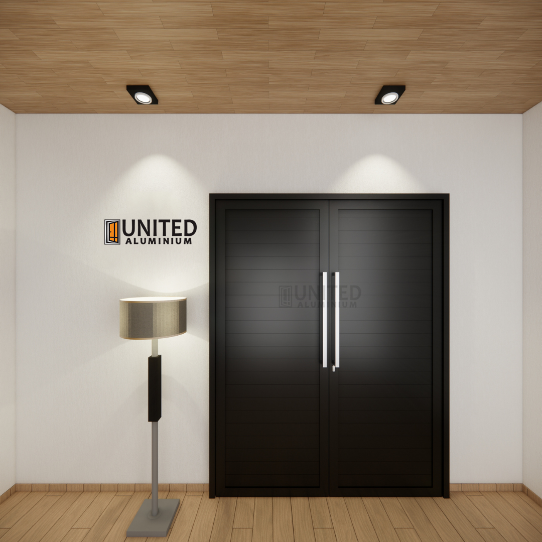 Pintu Utama Full Aluminium Double Tipe P201